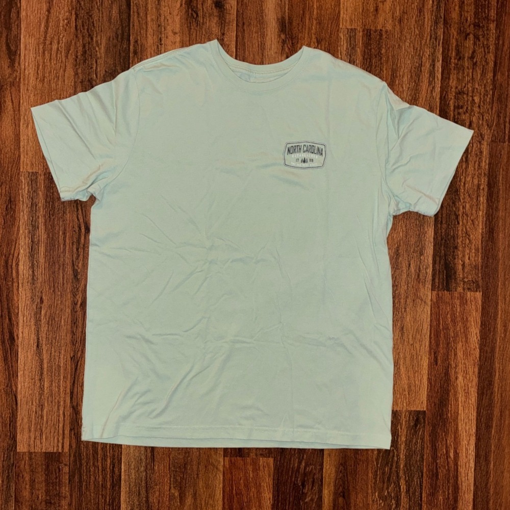 State of Mine North Carolina Tar Heel State Graphic Tee Mint Green XXL